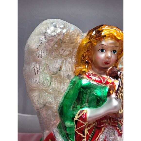 Very Rare Huge Tall Vintage Radko Angel 15” Glass - Picture 4 of 9